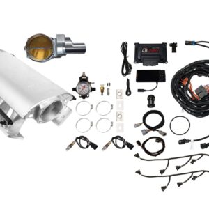 73252DBWSBNP Ultimate Rebel Satin Tall LS3 500 HP EFI System Tall LS3 Port Intake DBW Brilliant Billet 92mm TB With Trans Control No Pedal