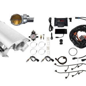 73253DBWSBNP Ultimate Rebel Satin Tall LS3 750 HP EFI System Tall LS3 Port Intake DBW Brilliant Billet 102mm TB Without Trans Control No Pedal