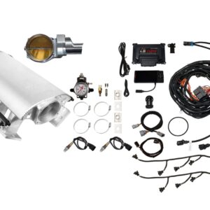 73254DBWSBNP Ultimate Rebel Satin Tall LS3 750 HP EFI System Tall LS3 Port Intake DBW Brilliant Billet 102mm TB With Trans Control No Pedal