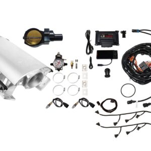 73255DBWBBNP Ultimate Rebel Satin Tall LS3 1000 HP EFI System Tall LS3 Port Intake DBW Black Billet 102mm TB Without Trans Control No Pedal