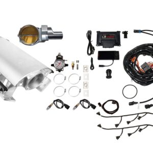 73255DBWSBNP Ultimate Rebel Satin Tall LS3 1000 HP EFI System Tall LS3 Port Intake DBW Brilliant Billet 102mm TB Without Trans Control No Pedal