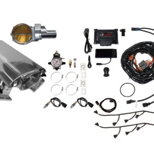 73275DBWSBNP Ultimate Rebel Brilliant Tall LS3 1000 HP EFI System Tall LS3 Port Intake DBW Brilliant Billet 102mm TB Without Trans Control No Pedal