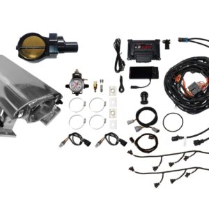 73276DBWBBNP Ultimate Rebel Brilliant Tall LS3 1000 HP EFI System Tall LS3 Port Intake DBW Black Billet 102mm TB With Trans Control No Pedal