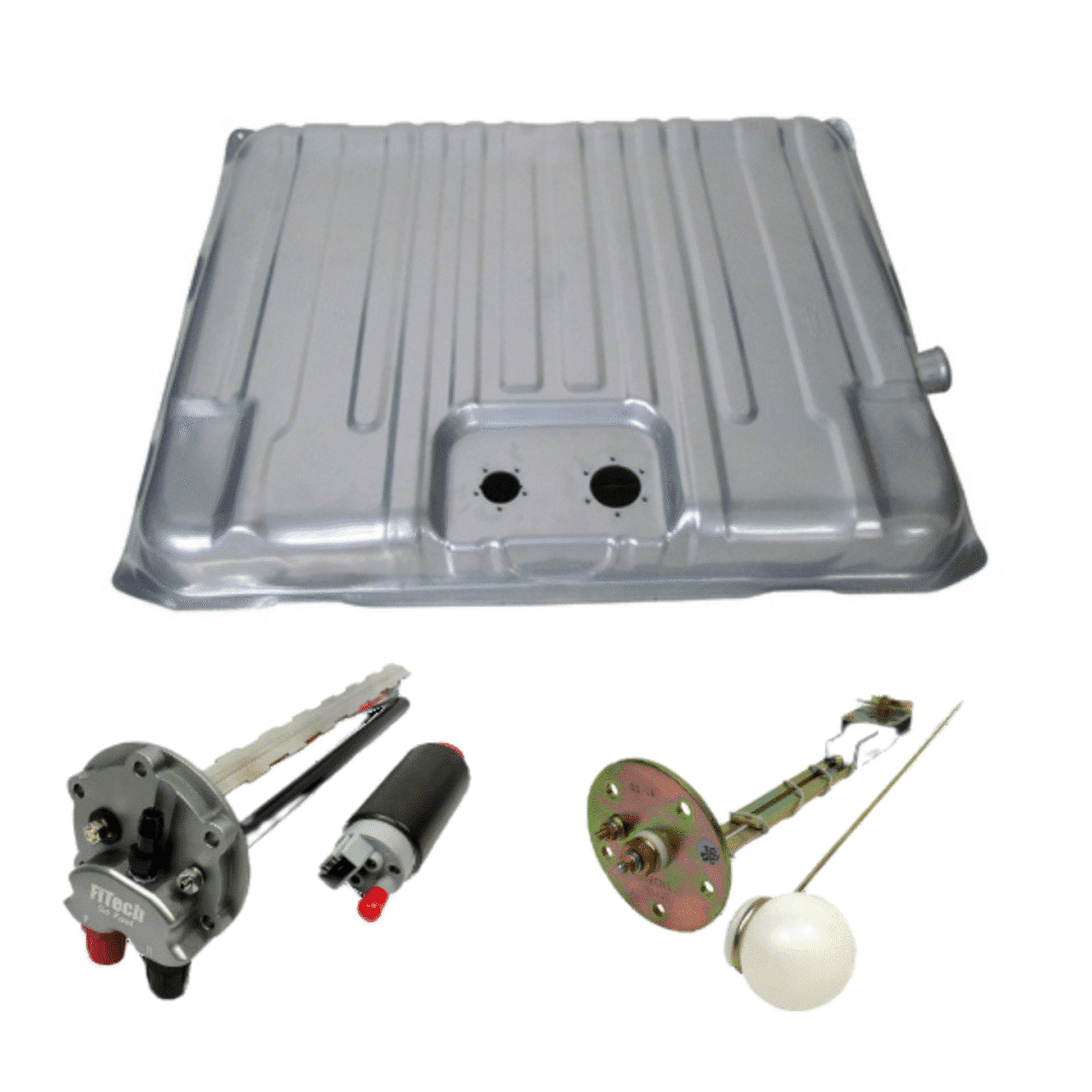 58053 Go Fuel 340 LPH EFI Fuel Tank Kit, 1964-67 El Camino and Chevelle/Malibu Wagon Fuel Injection Gas Tank, no straps