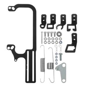 60065 Go EFI 4150/4160 Throttle Body Throttle/Trans Cable Bracket, Black