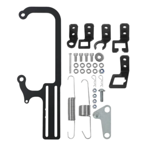 60067 Go EFI 4500 Throttle Body Throttle/Trans Cable Bracket, Black