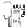 60068 Go EFI 4500 Throttle Body Throttle/Trans Cable Bracket, Silver
