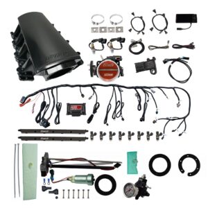 76118 Ultimate LS 750 HP EFI System With Short LS7 Port Intake, Transmission Control, In Tank 440 LPH Pump Module & Go Fuel Regulator Master Kit