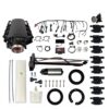 79402 Ultimate LS 500 HP EFI System With Short Cathedral Intake, Transmission Control, Go Fuel In-Tank Fuel Pump 600 HP Module, Go Fuel Tight Fit Regulator With Pressure Gauge & Go Spark LS3 Style Coil With LED 8 Pack Master Kit