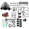 79637 Ultimate LS 1000 HP EFI System With Short LS7 Port Intake, Transmission Control, In Tank 440 LPH Pump Module, Go Fuel Regulator, & Go Spark LS3 Style Coil With LED 8 Pack Master Kit