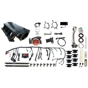 79711 Ultimate LS 500 HP EFI System With Short LS3 Port Intake, Go Fuel In-Tank Regulated Pump 340 LPH & Go Spark LS3 Style Coil With LED 8 Pack Master Kit