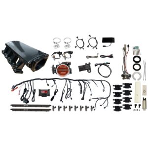 79713 Ultimate LS 750 HP EFI System With Short LS3 Port Intake, Go Fuel In-Tank Regulated Pump 340 LPH & Go Spark LS3 Style Coil With LED 8 Pack Master Kit