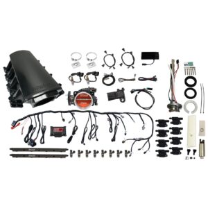 79716 Ultimate LS 500 HP EFI System With Short LS7 Port Intake, Transmission Control, Go Fuel In-Tank Regulated Pump 340 LPH & Go Spark LS3 Style Coil With LED 8 Pack Master Kit