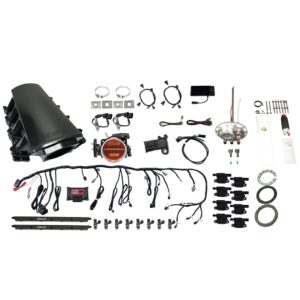 79817 Ultimate LS 750 HP EFI System With Short LS7 Port Intake, Go Fuel In-Tank 340 LPH Fuel Pump Returnless Module With 2 Inch Fill & Go Spark LS3 Style Coil With LED 8 Pack Master Kit