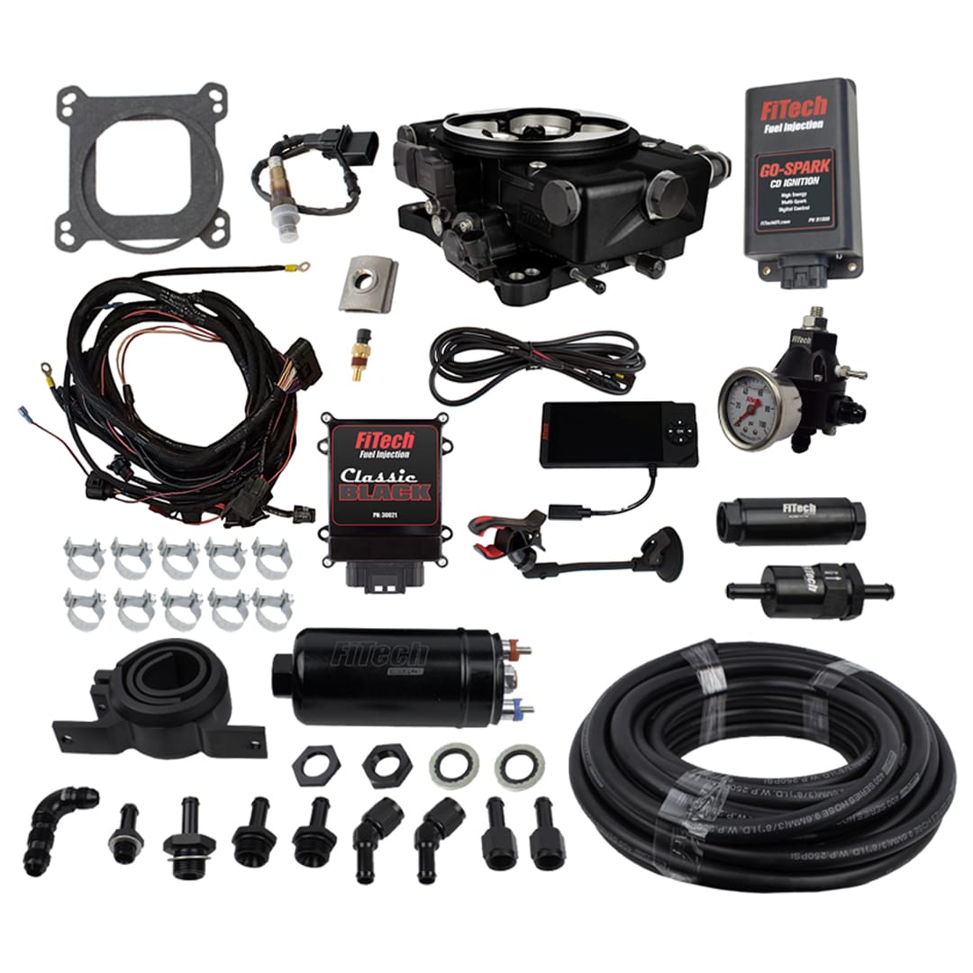 93121 Go EFI Classic Gold 650 HP EFI System With Inline Fuel Delivery Master Kit, Go Spark CDI Box, & Go Fuel Regulator Master Kit
