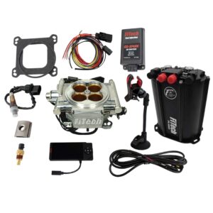 93543 Go EFI 8 1200 HP Bright Aluminum Finish System With Dual Pump Force Fuel Delivery & Go Spark CDI Box Master Kit