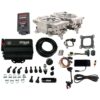 93721 Go EFI 2×4 625 HP Bright Aluminum EFI System With Go Fuel Force Fuel Mini Surge Tank & Go Spark CDI Box Master Kit