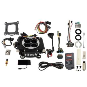 96202 Go EFI 4 600 HP Matte Black EFI System With Go Fuel 340 LPH In-Tank & Go Spark CDI Box Master Kit