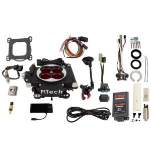 96204 Go EFI 4 600 HP Power Adder Matte Black EFI System With Go Fuel 340 LPH In-Tank & Go Spark CDI Box Master Kit